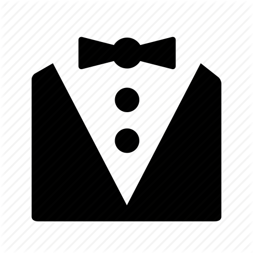 512x512 Bowtie, Butler, Servant, Service, Services, Support, Waiter Icon