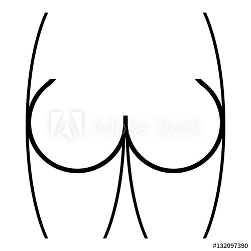 500x500 Butt Icon