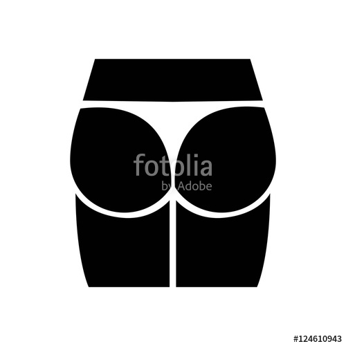 500x500 Butt Icon Vector Stock Photo And Royalty Free Images On Fotolia