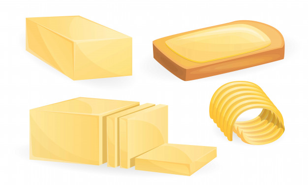 626x375 Butter Icon Set, Cartoon Style Vector Premium Download