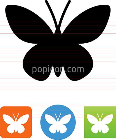 400x482 Vector Butterfly Icon