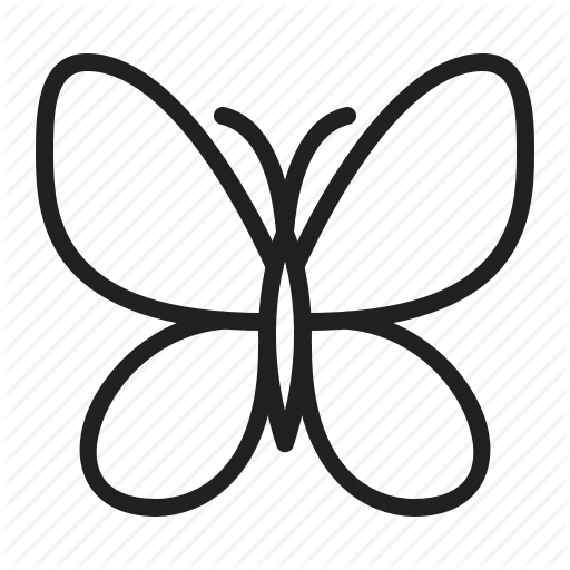 512x512 Butterfly, Light, Silk Icon