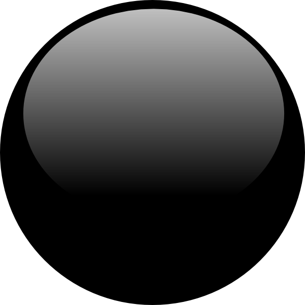 600x600 Black Button Icon Png