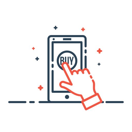 512x512 Mobile, Online, Store, Shop, Shopping, Buy, Sell, Product, Hand