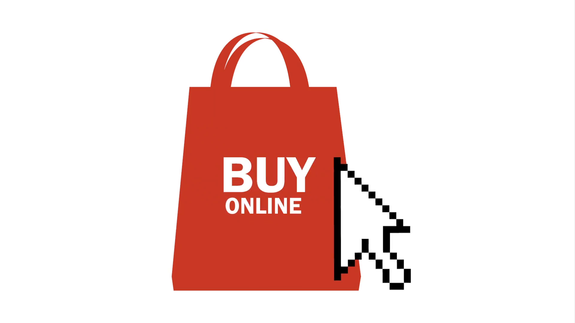 1920x1080 Buy Online Icon Design, Video Animation Stock Video Footage