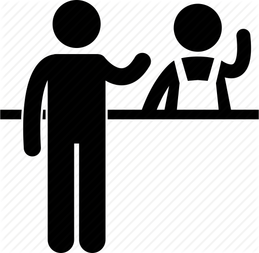 512x501 Buying, Cashier, Consumer, Counter, Paying, Retailer, Shopping Icon