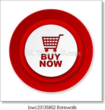 362x382 Buy Now Icon, Art Print Barewalls Posters Prints