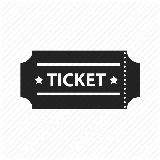 512x512 Entertainment, Film, Movie, Theater, Ticket Icon
