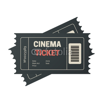 400x400 Ticket Icon Vector Retro Cinema Or Movie Tickets Buy Photos
