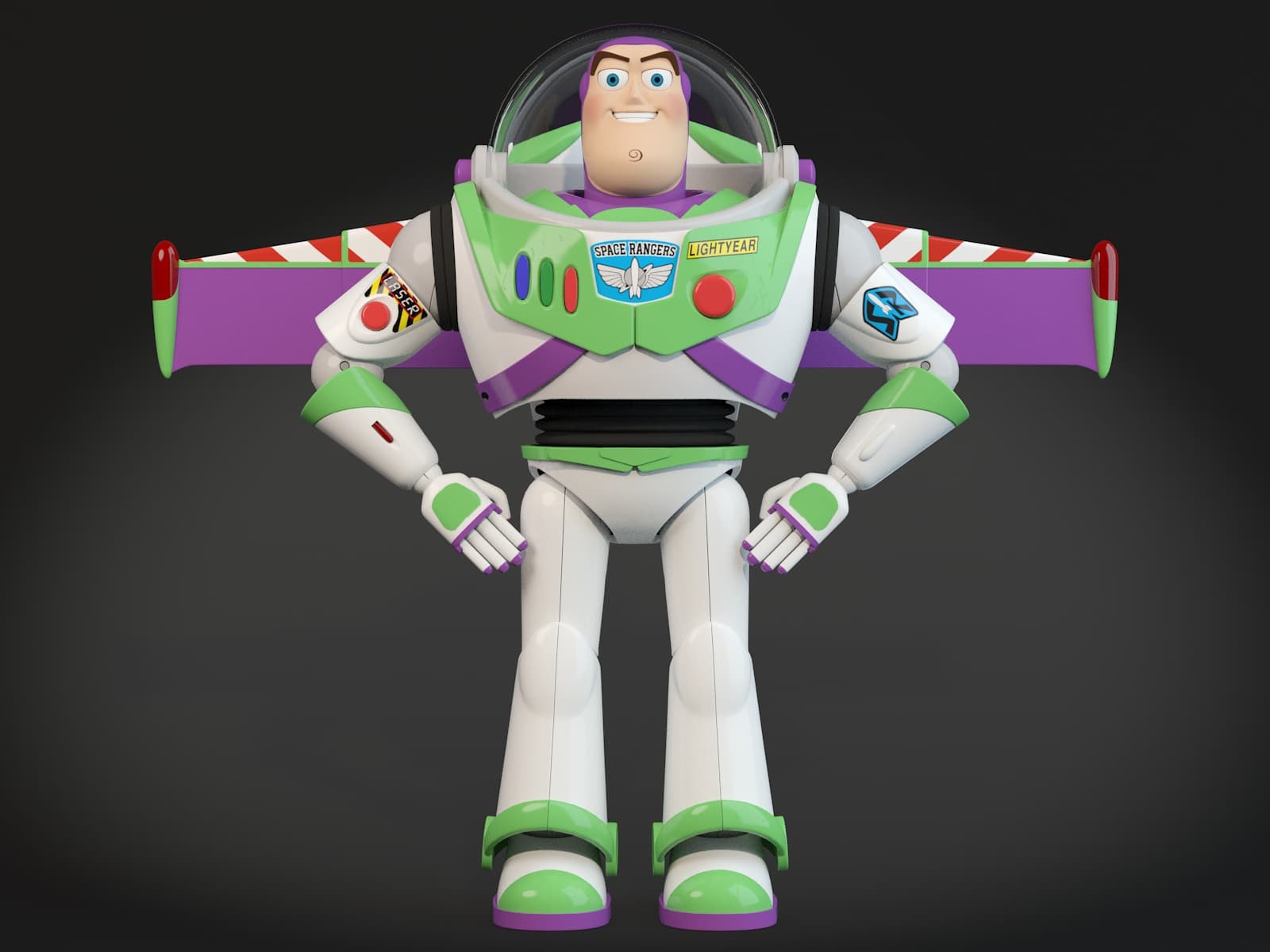 1600x1200 Buzz Lightyear Toy Story Model