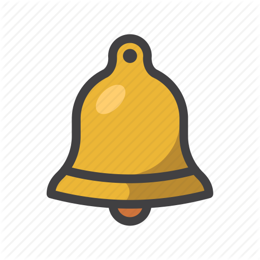 512x512 Bell, Bell Slotmachine, Buzzer, Chime, Doorbell, Gong, Signal Icon