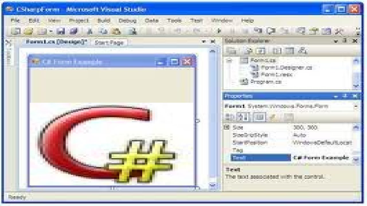 1280x720 C Programming Tutorial Windows Forms Application Change Iconname