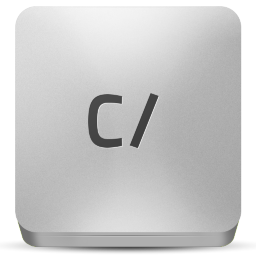 256x256 Drive C Icon
