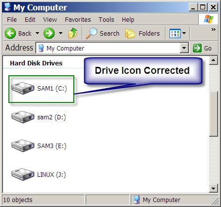 446x418 Drive Icon Missing Drive Icon Changed In Windows