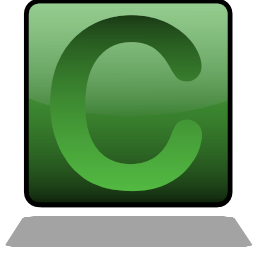 256x256 Green App C Drive Icon