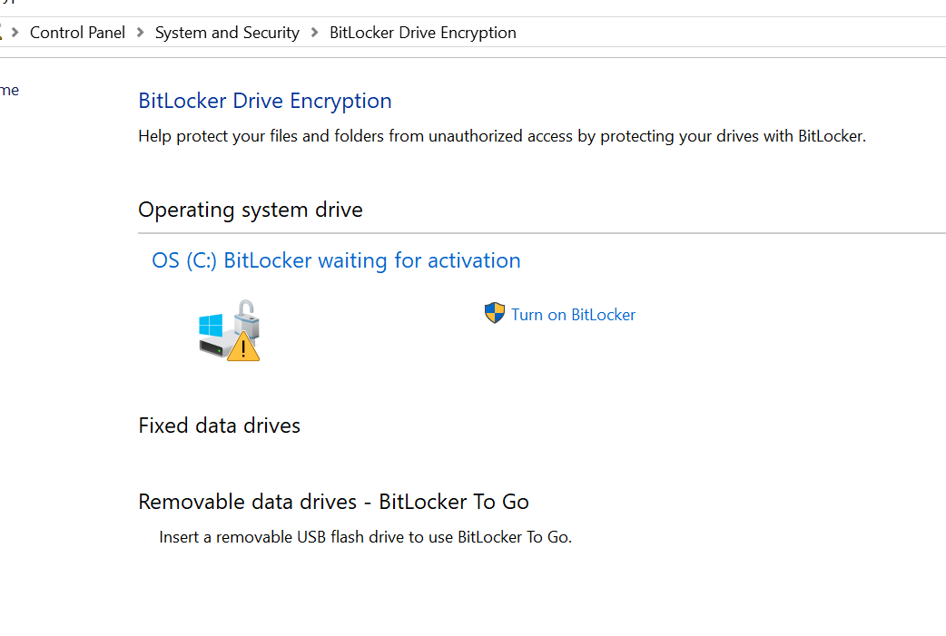 1042x701 Warning Sign On C Drive Icon Asknetinfo