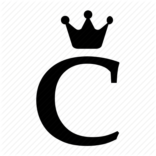 512x512 Alphabet, C, Crown, English, Letter, Royal Icon