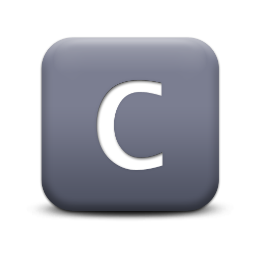 512x512 Vector Letter C Icon
