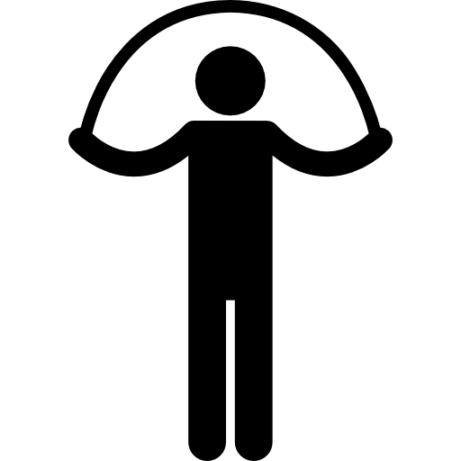 512x512 Jumping Rope Silhouette Free Vector Icons Designed