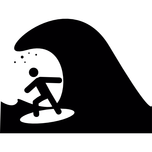 512x512 Person Surfing Free Vector Icons Designed