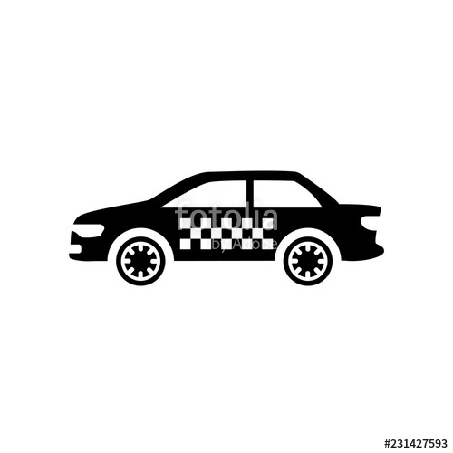 500x500 Cab Icon Trendy Cab Logo Concept On White Background