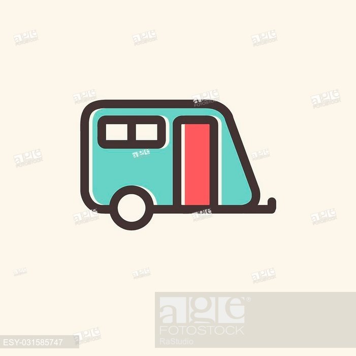 701x700 Pulling Cab Icon Thin Line For Web And Mobile, Modern Minimalistic