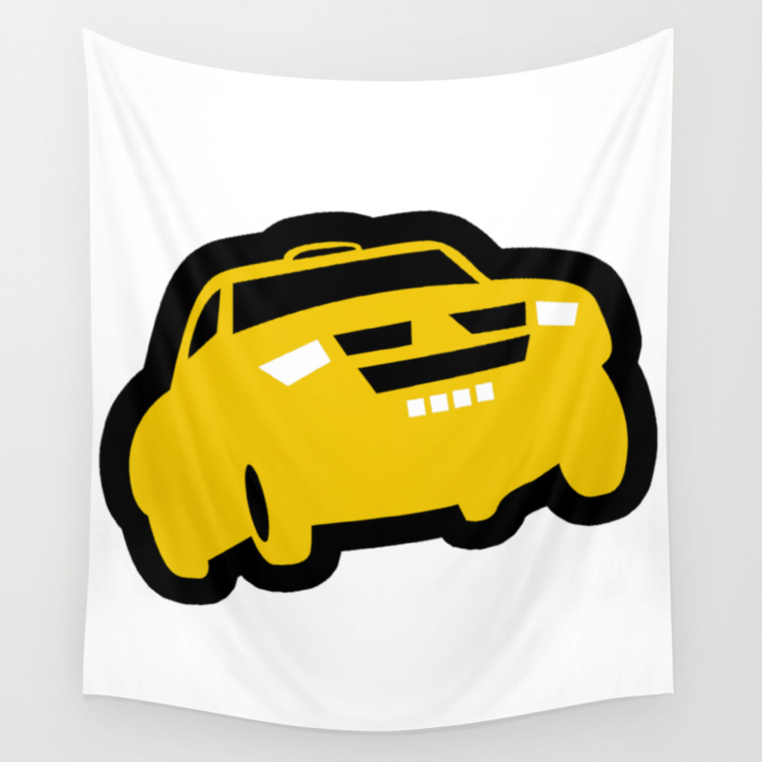 1500x1500 Taxi Cab Icon Wall Tapestry