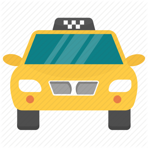 512x512 Cab, Car Hire, Taxi, Taxicab, Yellow Cab Icon