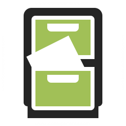 256x256 Cabinet Open Icon Iconexperience