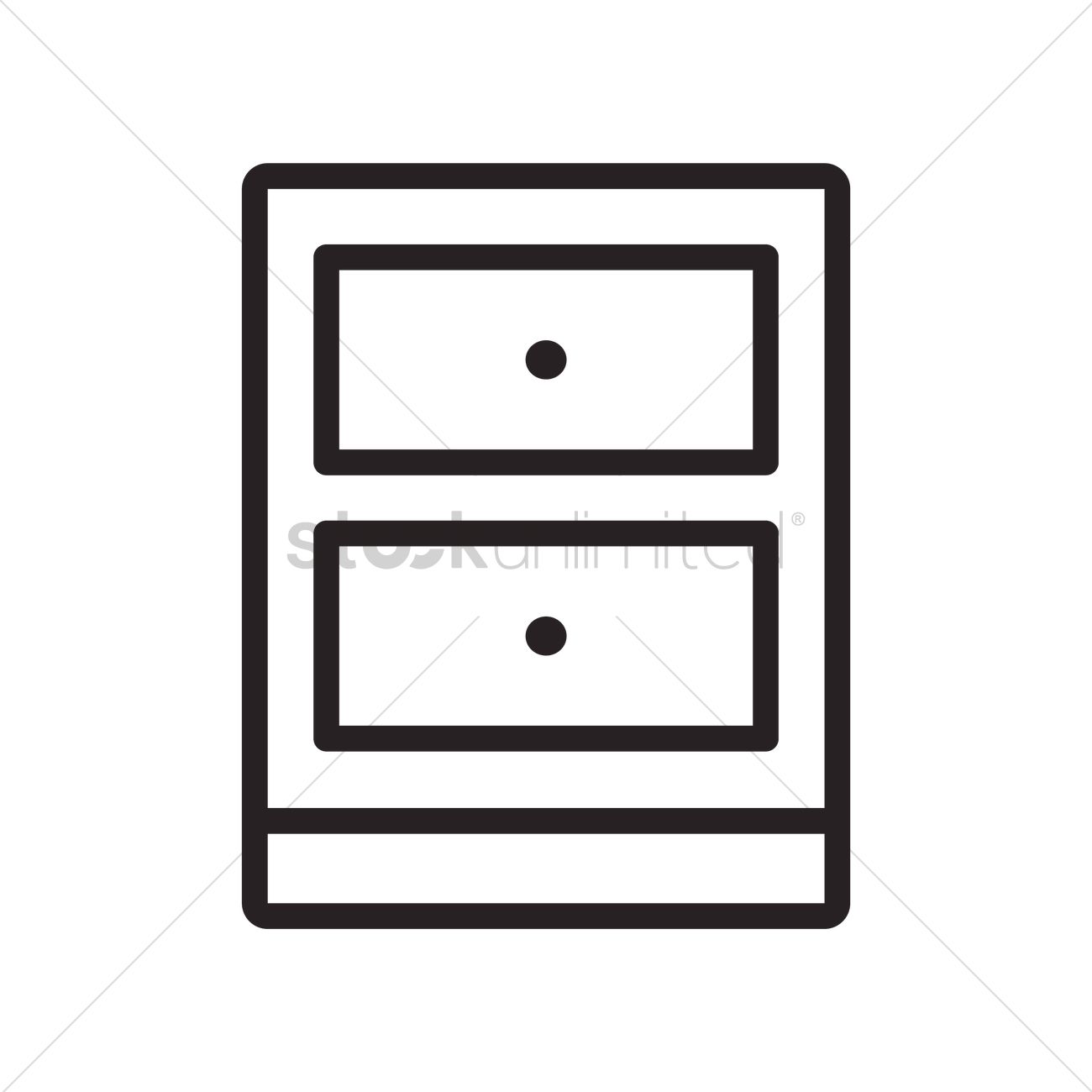 1300x1300 Cabinet Icon Vector Image