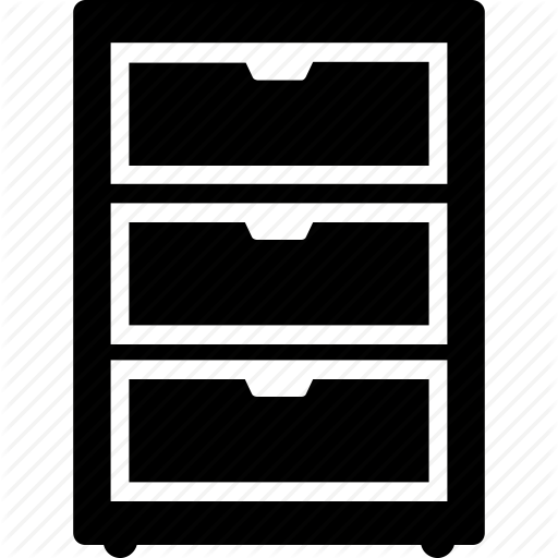 512x512 Bureau, Cabinet, Chest Drawer, Drawers, Filing Cabinet Icon