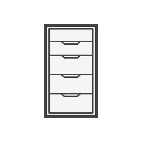 490x490 Illustration Of Office Cabinet Icon