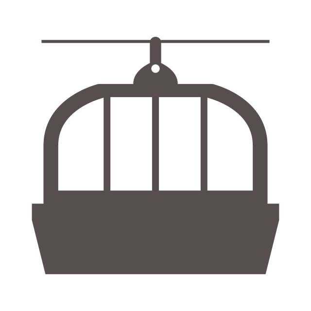 640x640 Cable Car Icon, Transport, Transportation, Leisure Png And Vector