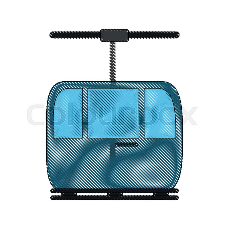 800x800 Funicular Cable Car Icon Image Vector Stock Vector Colourbox