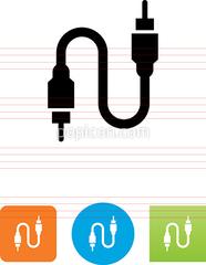 Av Cable Icon 186x240 Av Cable Icon