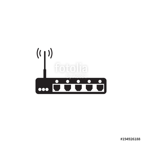 500x500 Modem Icon Elements Of Cyber Security Icon Premium Quality