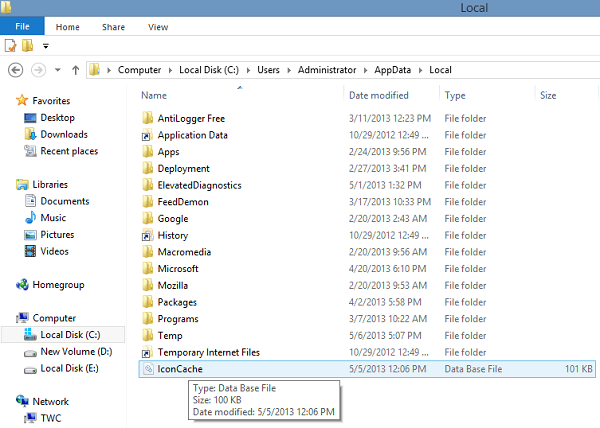 Rebuild The Icon Cache In Windows 600x428 Rebuild The Icon Cache In Windows