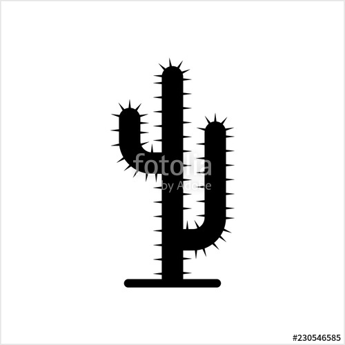 500x500 Cactus Icon, Cactus Plant Icon Stock Image And Royalty Free