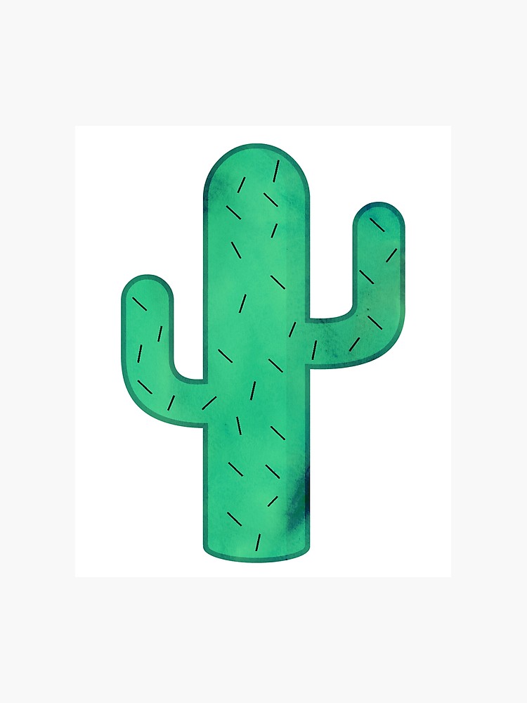 750x1000 Cactus Icon ! Hipster Quote Meme Photographic Print