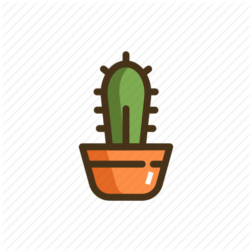 512x512 Cacti, Cactus, Plant, Pot Icon