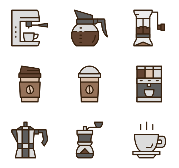 600x564 Cafe Icons