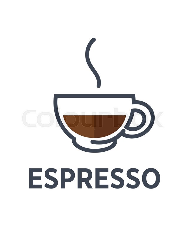 643x800 Coffee Espresso Logo For Cafe Or Stock Vector Colourbox