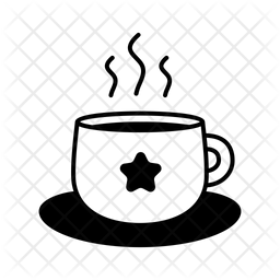 256x256 Caffeine Icon Of Glyph Style