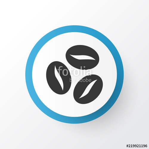 500x500 Coffee Beans Icon Symbol Premium Quality Isolated Caffeine