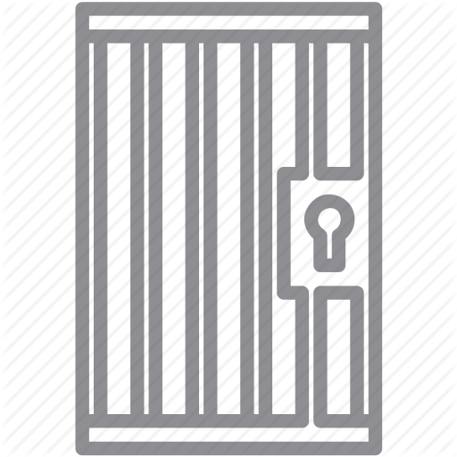 512x512 Cage, Danger, Death, Door, Exit, Jail, Poison, Prison, Warning Icon