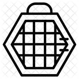 256x256 Cage Icon Of Line Style