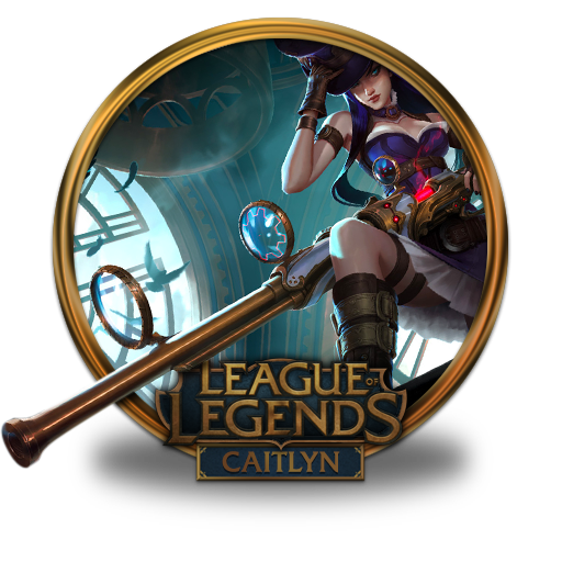 512x512 Caitlyn Icon League Of Legends Gold Border Iconset