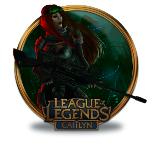 512x512 Caitlyn, Unofficial Icon Free Of League Of Legends Gold Border Icons