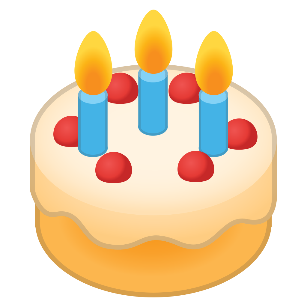 1024x1024 Birthday Cake Icon Noto Emoji Food Drink Iconset Google