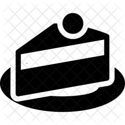 256x256 Cake Icon Of Glyph Style